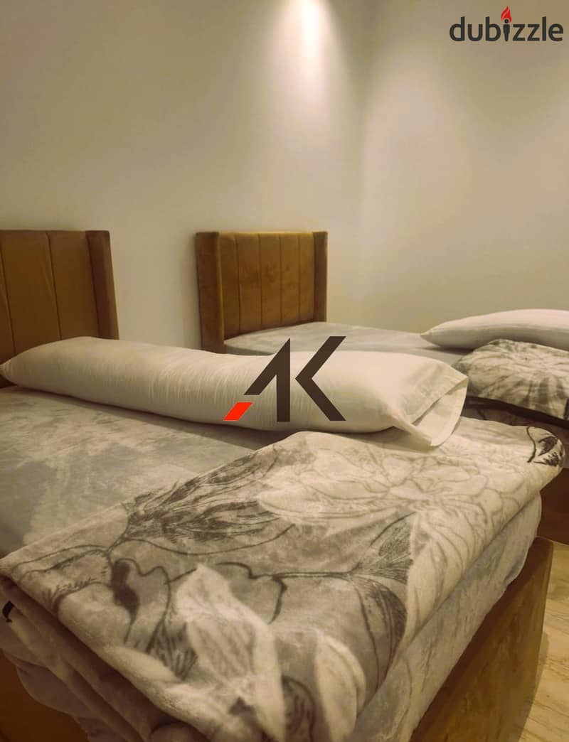 Furnished Apartment First Row on Golf For Rent in Kattameya Dunes - New Cairo 26