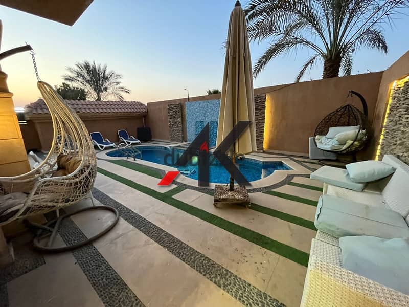 Amazing Twin with pool For Rent in La Nuova Vista - New Cairo 0