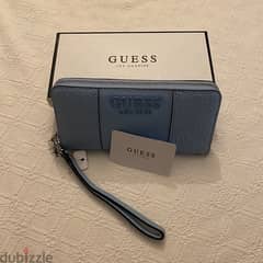 Guess baby blue- Large Wallet