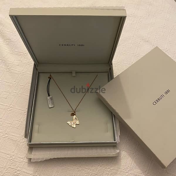 Cerutti brand New- Butterfly Necklace 1