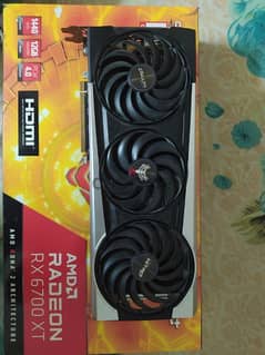 للبيع كارت AMD rx6700xt Sapphire nitro plus