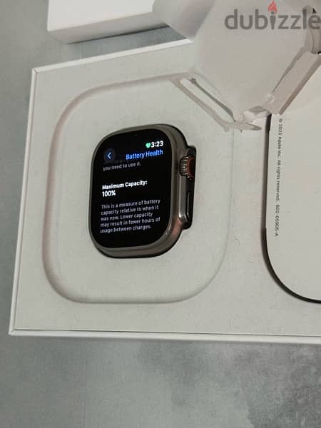 Apple watch ultra جديد تماما استخدام بسيط بضمان لشهر ٥ الجاي 2