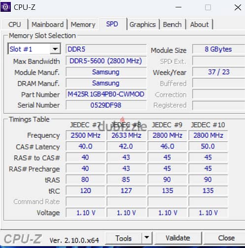 Ram 8gb / DDR5 5600 MGHz for laptop 1