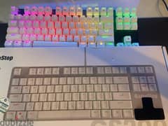 keyboard gaming white كيبورد ابيد جيمنج 0