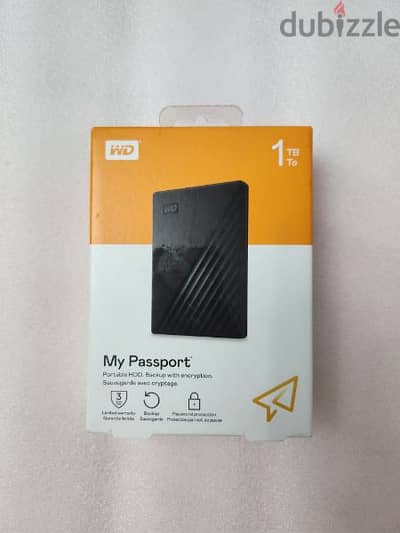 NEW WD My Passport 1TB هارد وستين دجيتال ١ تيرا