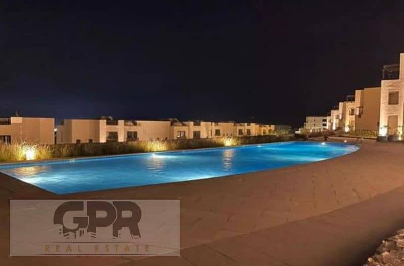 برايم فيلا للبيع على الاجون مباشرة في مكادى هايتس الغردقة  Unique Villa on lagoon direct for sale in Makadi Hurghada 3