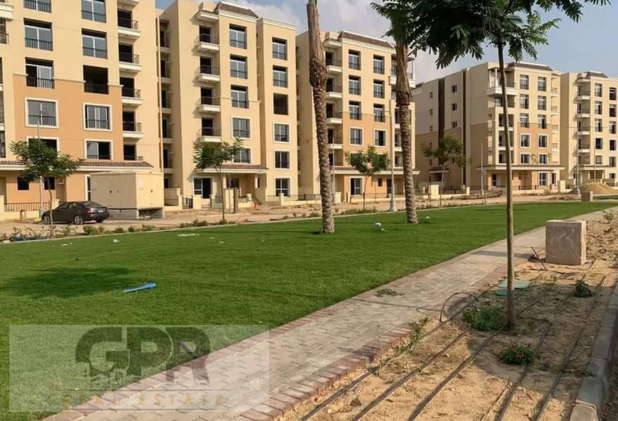 شقة برووف ( بنتهاوس ) على احلى فيوو للبيع في كمبوند سراي Sarai المستقبل القاهرة الجديدة Apartment with roof ( penthouse ) for sale in Sarai New Cairo 3