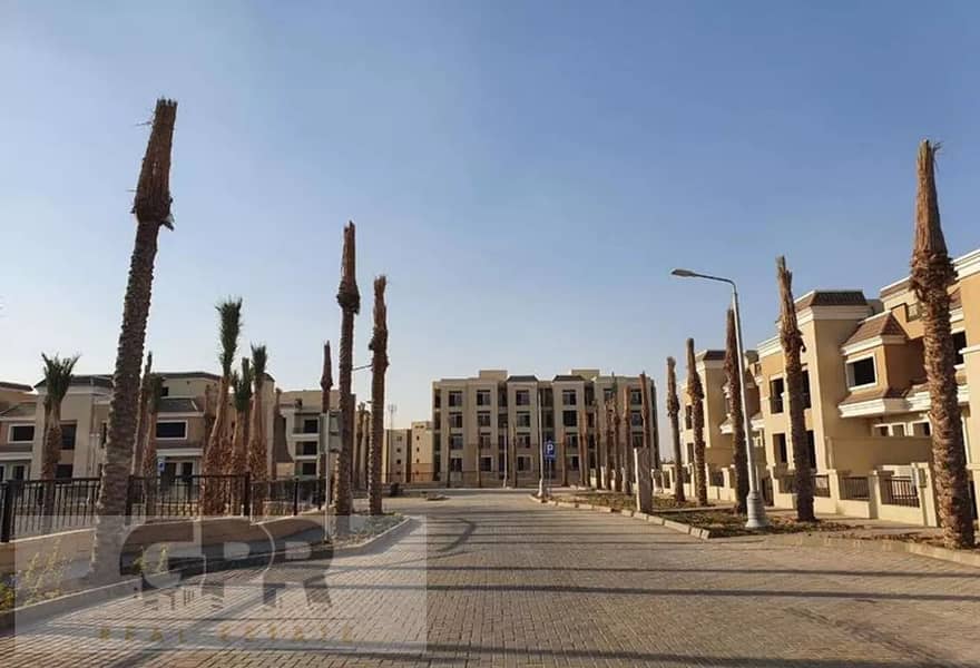 شقة برووف ( بنتهاوس ) على احلى فيوو للبيع في كمبوند سراي Sarai المستقبل القاهرة الجديدة Apartment with roof ( penthouse ) for sale in Sarai New Cairo 6