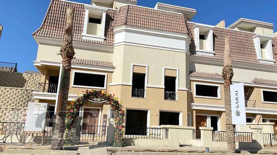 Standalone Villa for sale in Sarai compound New Cairo -- special location near Mostaqbal City, next to Madinaty 3