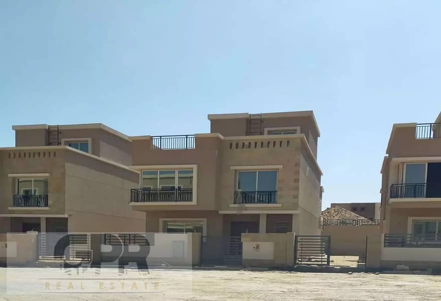 Standalone Villa for sale in Sarai compound New Cairo -- special location near Mostaqbal City, next to Madinaty 6