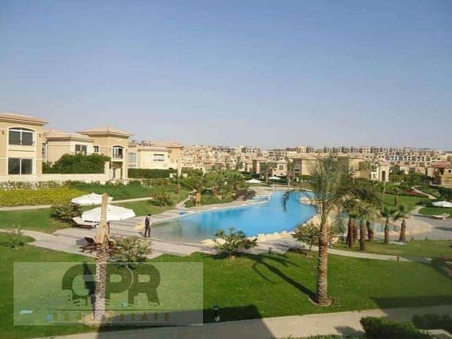 فيلا بـ احلى لوكيشن قرب التسعين و AUC للبيع فى كمبوند تلال ايست التجمع الخامس Villa for sale in Telal East compound New Cairo 1