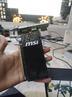 كارت شاشة Nvidia GT710 2GB نسخة MSI