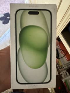 Apple 15 green 128 + air pods 2 all new