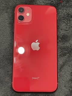 iphone 11 red 128 giga battery health 83% all day battery