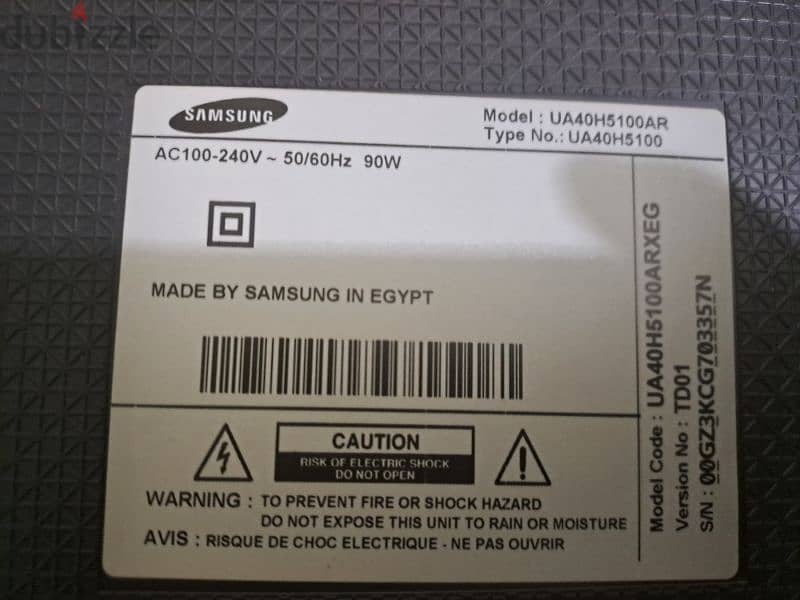 تلفزيون Samsung 40 بوصة حالة جيدة جدا 2