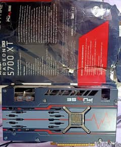 SAPPHIRE RX5700 XT 8GB OC أفضل نسخة مبرشم كسر زيرو