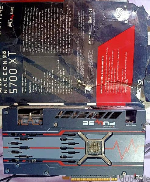 SAPPHIRE RX5700 XT 8GB OC أفضل نسخة مبرشم كسر زيرو 0