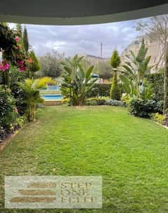 With the lowest down payment (immediate receipt), an apartment in a garden in the Sun Capital compound with a distinctive view of the pyramids