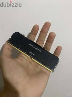 Crucial Ballistix 8GB 3200MHz DDR4 رامة 8 جيجا