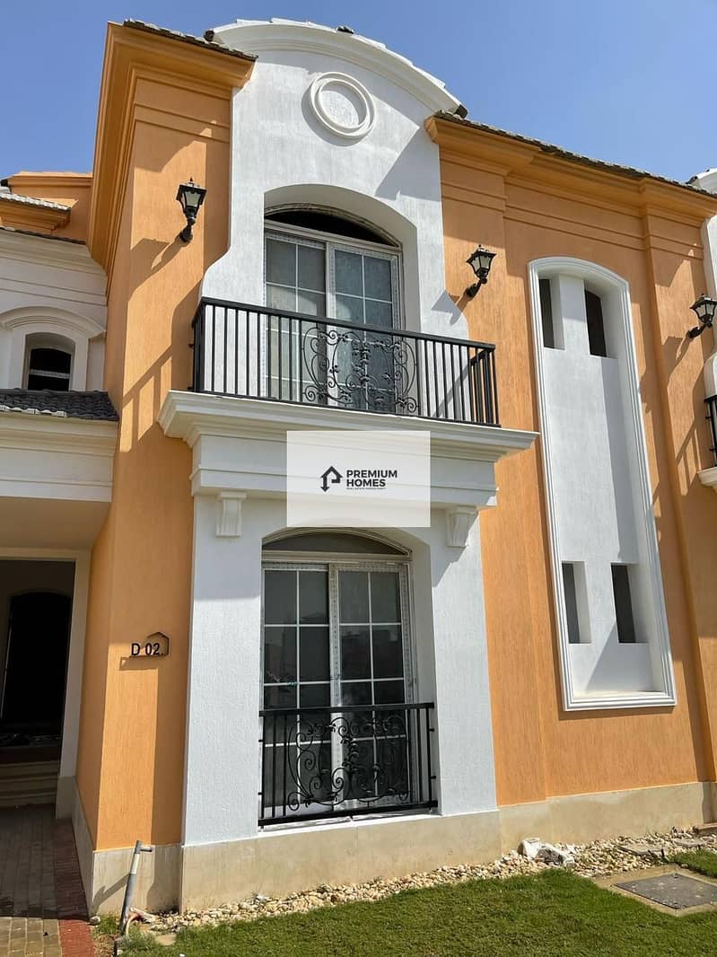 Twin house for sale, immediate delivery, at a fantastic price in Layan Compound, New Cairo, sea view 2