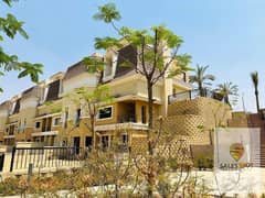 With a 5% down payment, a 212-meter villa in Sarai Compound, directly in front of Madinaty - 42% discount on cash