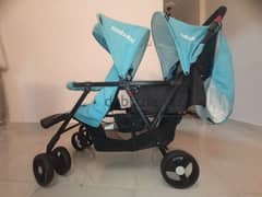 عربية اطفال لتوأم  twins stroller