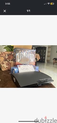 بلايستيشن 3 بحاله ممتازه بالكترونه320جيجاعليه25لعبه سبب البيع شراء ps4