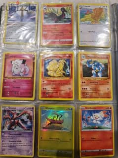 Rare Pokémon cards + binder ملف كروت بوكيمون