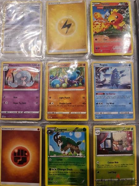 Rare Pokémon cards + binder ملف كروت بوكيمون 1