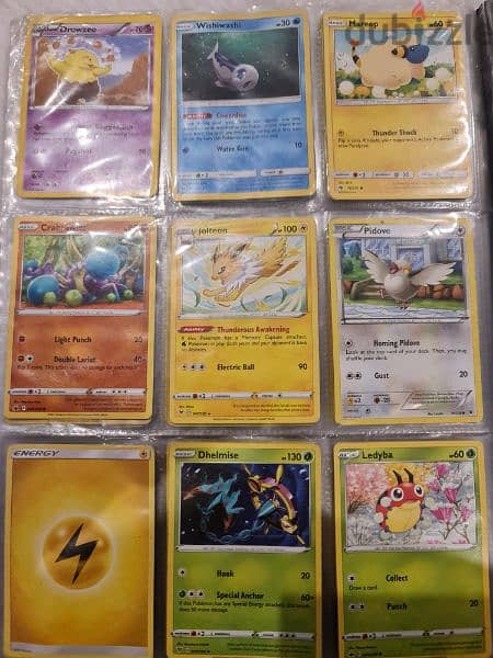 Rare Pokémon cards + binder ملف كروت بوكيمون 3