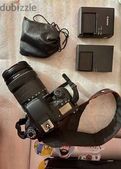 canon 760d with lens 18-135stm