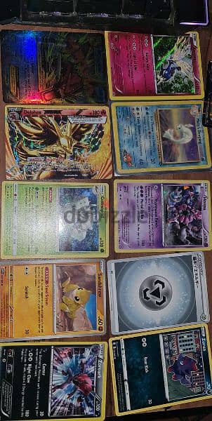 Rare Pokémon cards + binder ملف كروت بوكيمون 5