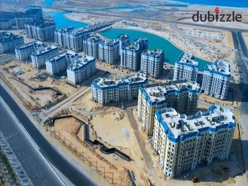 شقه للبيع استلام فوري متشطبه بالكامل في دوان تاون العلمين الجديده فيو مباشر علي البحر+Apartment For sale, ready to move , fully finished, in Downtown 0