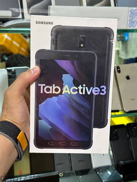 Galaxy tab active 3 . . جديد متبرشم 3