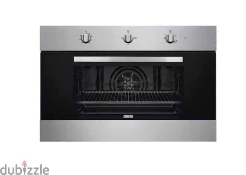 built in zanussi stainless steel 90 cm بالعلبة 0