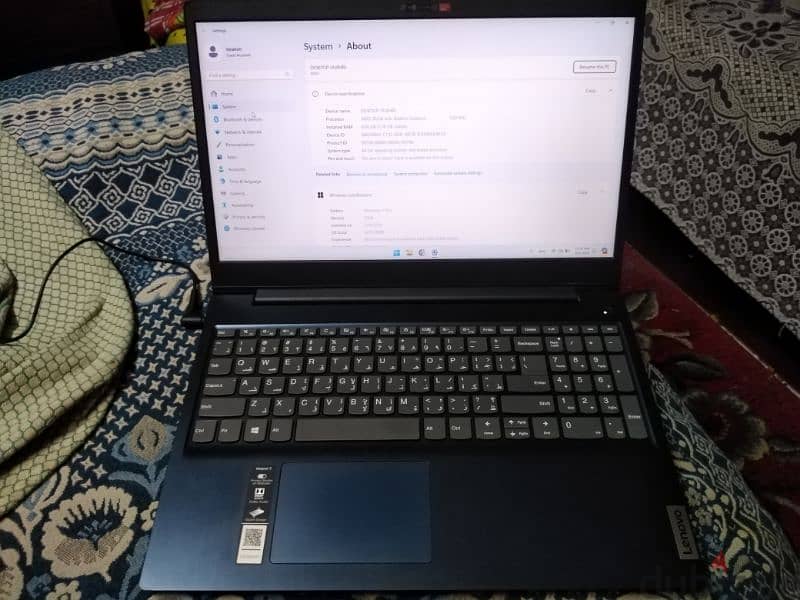 لابتوب لينوفو ideapad3 بحاله الزيرو بدون خدش 3