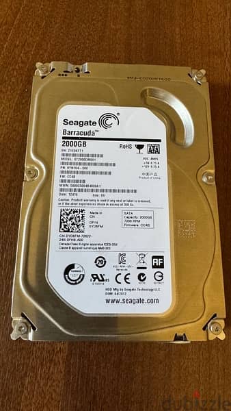 Seagate Barracuda 2TB 1