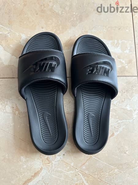 original nike men slipper “all black” 10