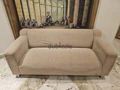 كنبه بيج استقبال Couch from Istikbal Beige