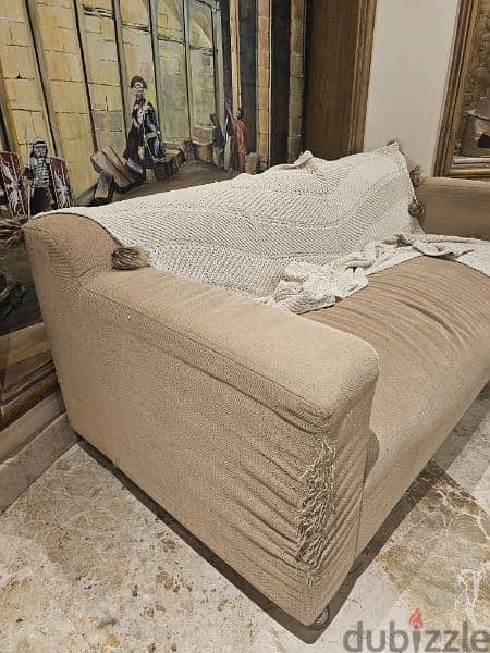 كنبه بيج استقبال Couch from Istikbal Beige 1