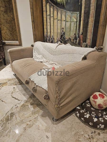 كنبه بيج استقبال Couch from Istikbal Beige 2