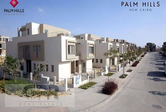 Standalone villa 390m with installments over 8y in Palm Hills New Cairo    بالم هيلز التجمع الخامس 10