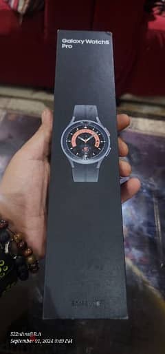 galaxy watch 5 pro . . titanum black . . sealed box