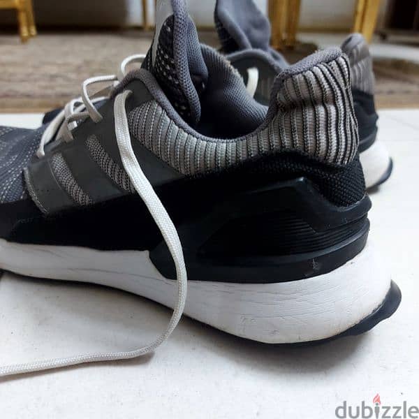 adidas RapidaRun Knit EL C 'Black Grey Kid's (المقاس سته وربع) 2