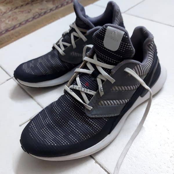 adidas RapidaRun Knit EL C 'Black Grey Kid's (المقاس سته وربع) 3