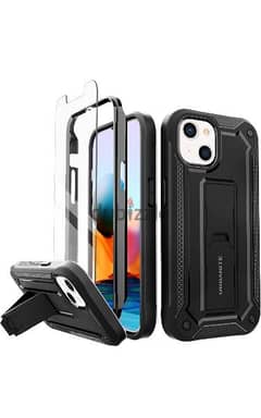 URBANITE iPhone 13 Pro Max 6.7 Case with Kickstand (Black)