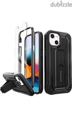 URBANITE iPhone 13 Pro Max 6.7 Case with Kickstand (Black)