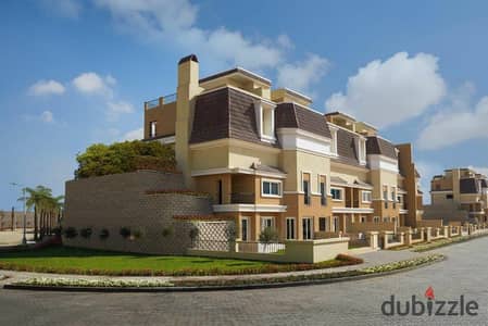 S-Villa for sale in Sarai Compound, located near Madinaty and Shorouk City.