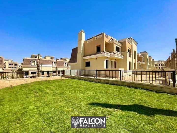 للبيع S-VILLA ف اميز كميوند ف القاهره الجديده من شركه مدينه مصر الاسكان و التعمير بالتقسيط ع 8 سنين 2