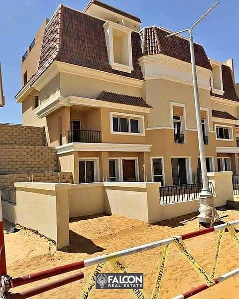 For sale S-VILLA in the most distinguished compound in New Cairo from the Misr City Housing and Development Company in installments over 8 years 10